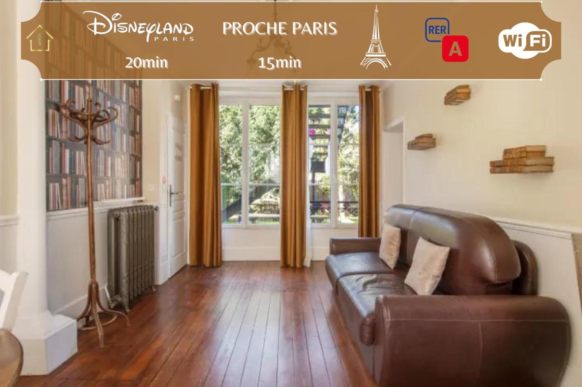 L'Annexe Small House With Garden Between - Proche Parisdisney Noisy-le-Grand Exterior photo